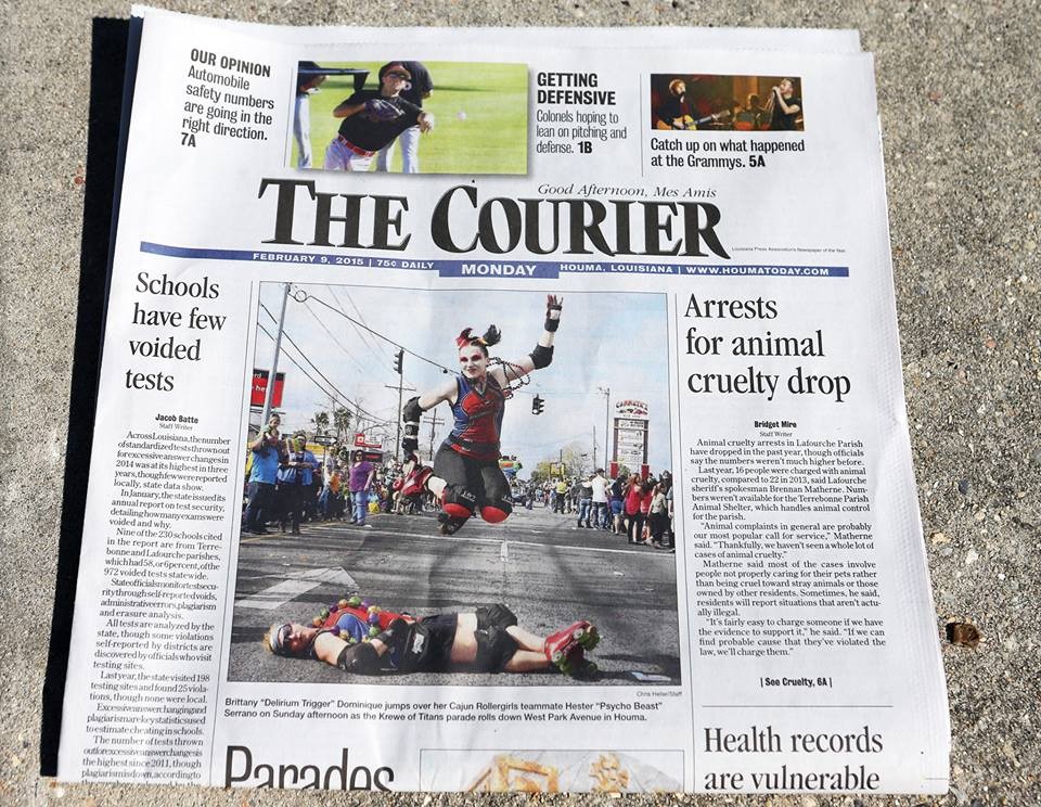 CRG is Front Page News!