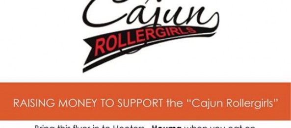 Eat at Hooters, Help the Cajun Rollergirls!