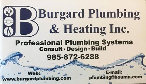 New Sponsor – Burgard Plumbing
